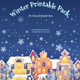 Free Download: Winter Printable Pack for Tots and Preschoolers