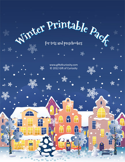 Free Download: Winter Printable Pack for Tots and Preschoolers