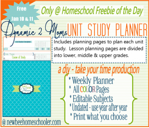 Homeschool Freebie of the Day