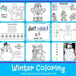 Free Winter Coloring Pages