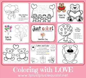 Free Valentine's Day Coloring Pages