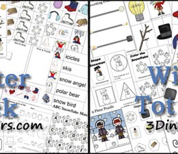 Free Preschool and Kindergarten Winter Printable Pack