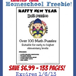 Homeschool Math Freebie