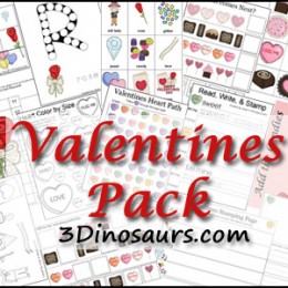 Free Valentines Printable Pack (over 160 Pages!)