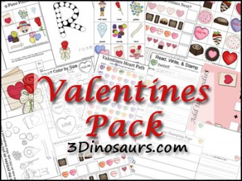 Free Valentines Printable Pack (over 160 Pages!)