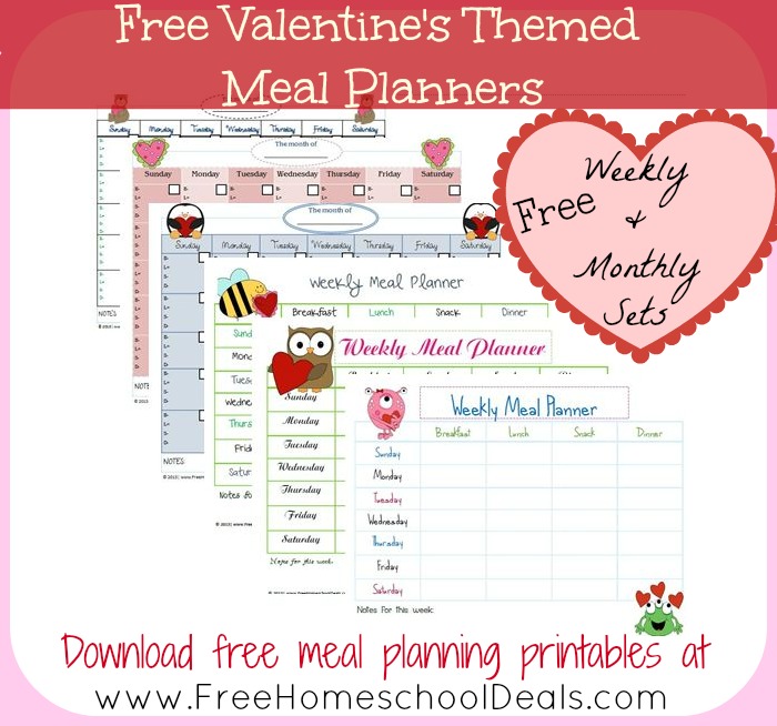 Free Meal Planner Printables