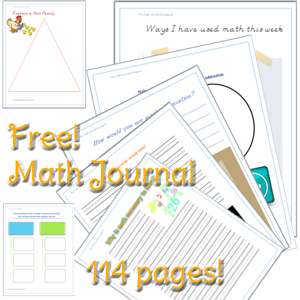 Free Living Math Journal (114 Pages!)