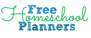 Free Homeschool Planners