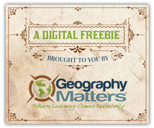 Geography Matters Freebies