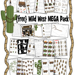 Free Wild West Printable Pack