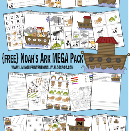 Free Noah’s Ark MEGA Printable Pack