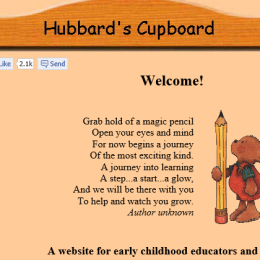 Free Educational Resource: Hubbards Cupboard