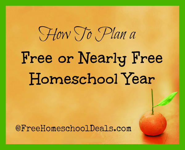 How to plan a free or nearly free homeschool year