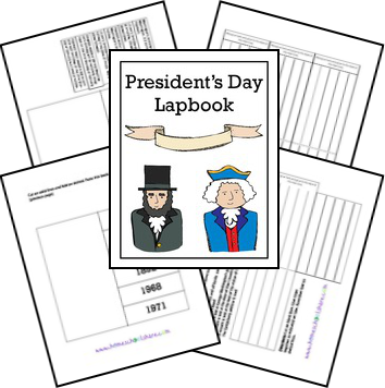 Free President's Day Lapbook