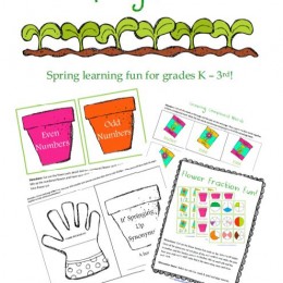 Free Worksheets: Spring Learning Fun Printable Pack for Grades K – 3rd (31-Pages)