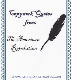 Free Copywork for The American Revolution