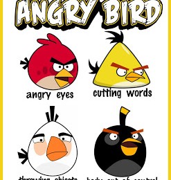 Free Angry Bird Anger Management Lessons and Printables for Kids