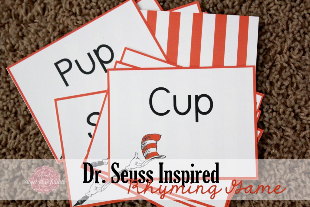 Free Dr. Seuss Inspired Rhyming Game