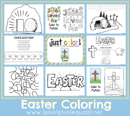 Free Easter Coloring Pages