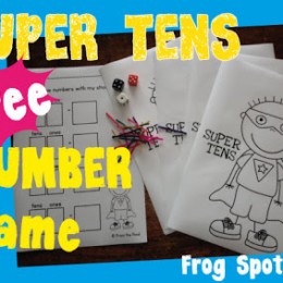 Free Super Tens Math Printable Game