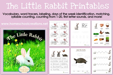 Free The Little Rabbit Printables