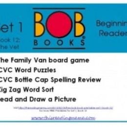 Free Bob Book printables