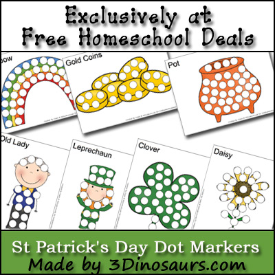 Free St. Patrick's Day Worksheets: Dot Marker Printables