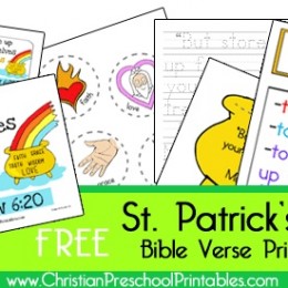 Free St. Patrick's Day Bible Printables