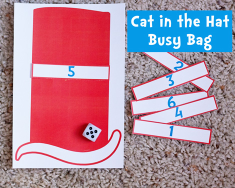 Free Cat in the Hat Busy Bag Printables