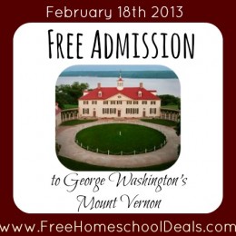 Free Admission to George Washington's Mount Vernon