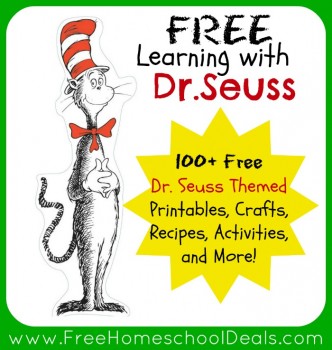 Learning with Dr. Seuss: 100+ Free Dr. Seuss Themed Printables, Crafts, Recipes, and Activities