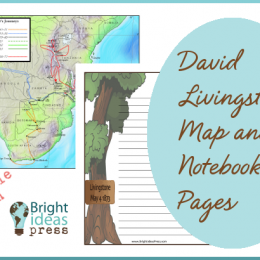 Free David Livingstone Notebooking Page and Map