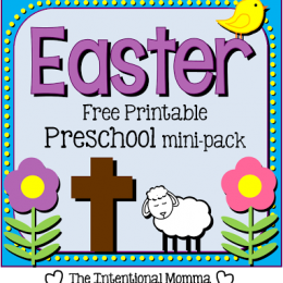 Free Easter Printable Preschool Pack