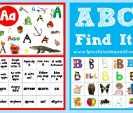 FREE: ABC Find It! Printables from 1+1+1=1