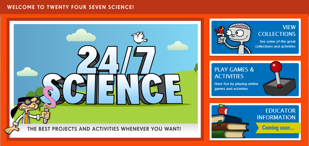 Free Educational Resource: 24/7 Science for Free Homeschool Science