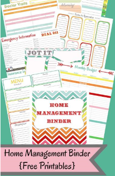 Free Home Management Binder