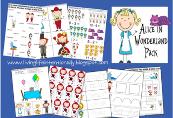 Free Alice in Wonderland Printable Pack