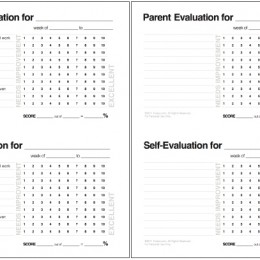 Free Weekly Homeschool Conference & Evaluation Forms