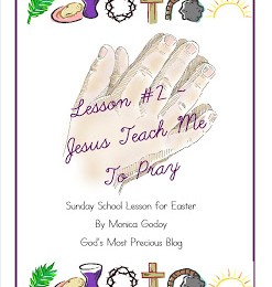 Free Jesus Teach Me to Pray Printables