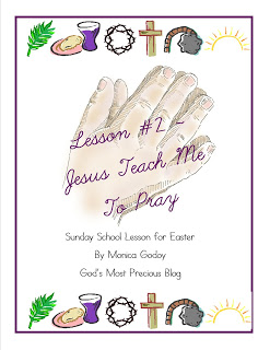 Free Jesus Teach Me to Pray Printables