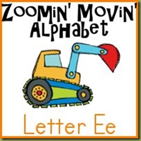 Free Ee is for Excavator Printable Set