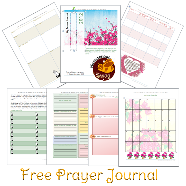 Free Prayer Journal Notebook Pages