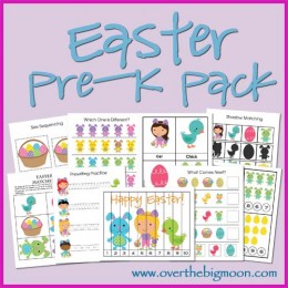 Free Easter Pre-K Printable Pack