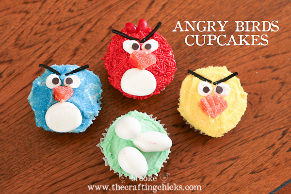 Angry Bird Cupcakes