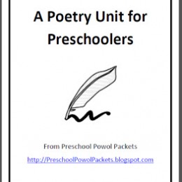 FREE: A Poetry Unit for Preschoolers