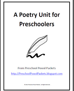 FREE: A Poetry Unit for Preschoolers