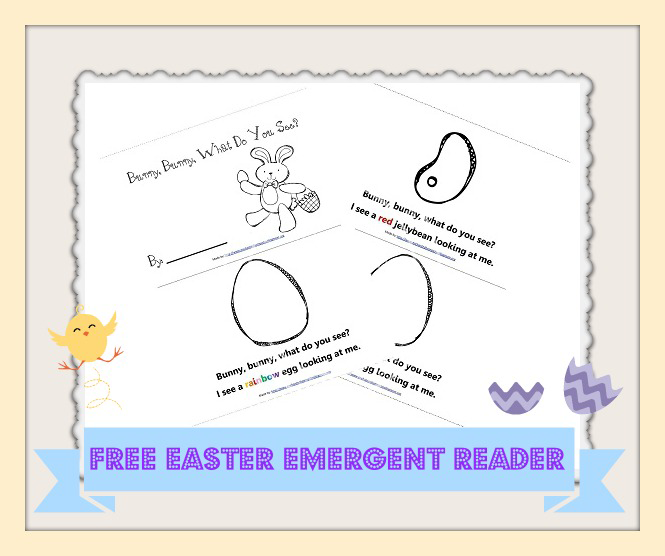 Free Bunny, Bunny, What Do You See? Emergent Reader