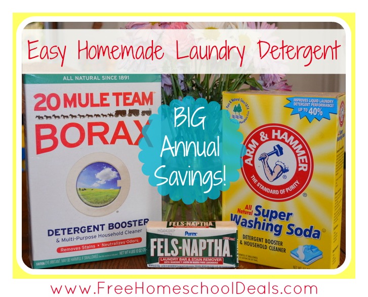 Easy Homemade Laundry Detergent