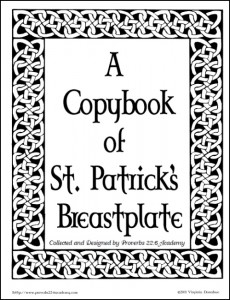 Free Blessings and St. Patrick’s Breastplate Copybooks