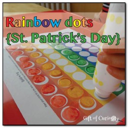 Free Rainbow Dots {St. Patrick’s Day} Printables